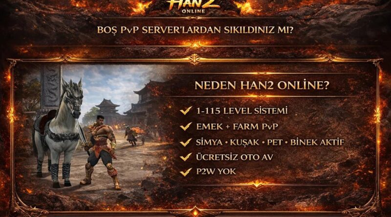 20.03.2026 Metin2 Pvp Yeni Server: Han2 Online Açılıyor!